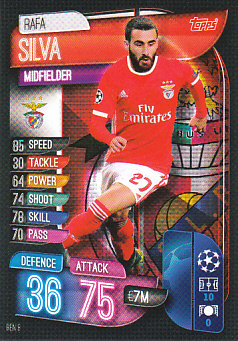 Rafa Silva SL Benfica 2019/20 Topps Match Attax CL #BEN8